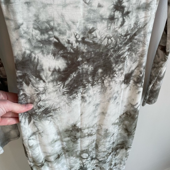 Lovers + Friends Ivanna Midi Dress - Green Tie Dye - Size Small - Picture 8 of 15